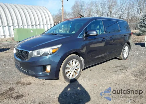 2015 Kia Sedona Ex z USA, uszkodzony, nr VIN KNDMC5C14F6060055